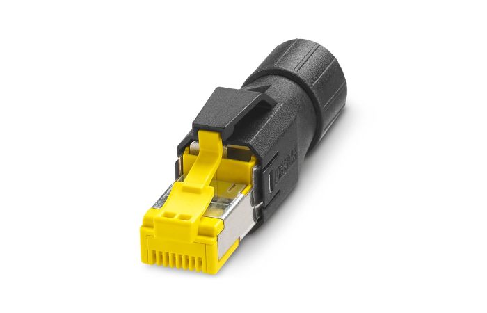Złącza wtykowe RJ45 VS-08-RJ45-10G/Q, 8-biegunowe, czarne | 1419001 Phoenix Contact