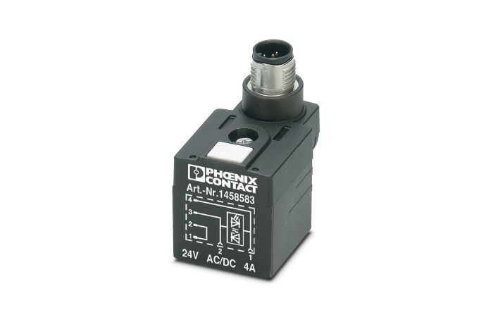 Wtyk zaworowy SAC-4P-MS/A-1L-Z D SCO | 1458583 Phoenix Contact