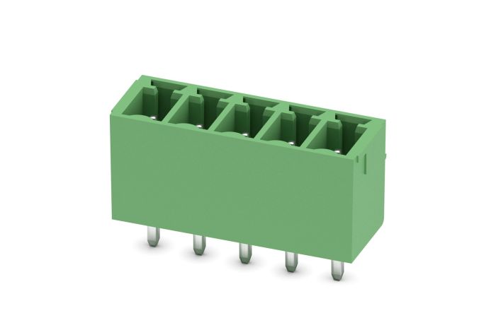 Gniazdo MCV 1,5/ 5-G-3,81, 5-biegunowe, 160V, zielone | 1803455 Phoenix Contact