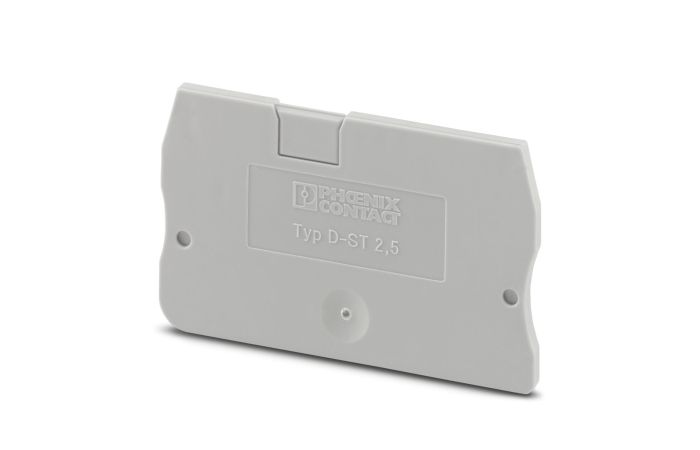 Pokrywa zamykająca D-ST 2,5, szara | 3030417 Phoenix Contact
