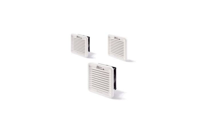 Wentylator z filtrem, nawiewny 55m3/h 29W 155x155mm 230VAC IP54,filtr.G3, wymiar 2,otwór125x125mm | 7F.20.8.230.2055 Finder