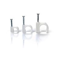 Uchwyt z gwoździem do mocowania przewodów okrągłych typu Flop-O10 (opak 100szt) | FLOP-O10 Trytyt