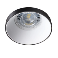 Oczko sufitowe SIMEN DSO B/W kwadratowy stop aluminium kolor czarny/1XGx5,3/GU10 | 29138 Kanlux