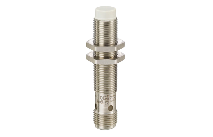 Czujnik indukcyjny XS1 M12 L50mm mosiądz Sn 4mm, 12-24VDC M12, XS1 M12 | XS112B3PAM12 Telemecanique Sensors
