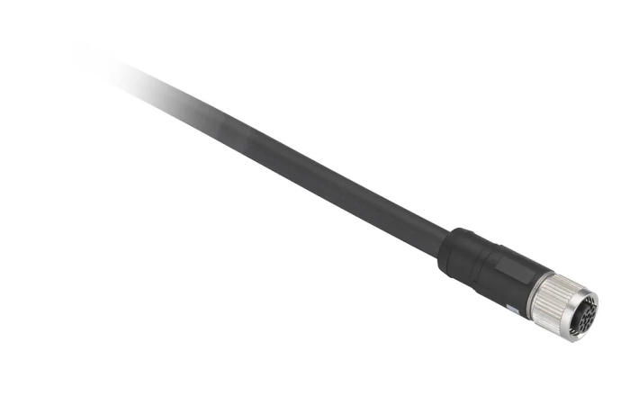 Złącze żeńskie M12 8-pinowa kabel 5m PUR | XZCP29P11L5 Telemecanique Sensors