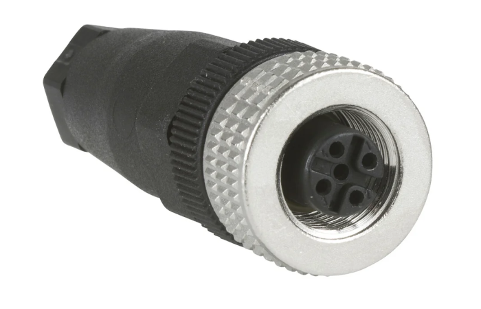 Złącze wtykowe żeńskie M12 proste 4-pinowe, Dławik kablowy Pg 7 | XZCC12FDM40B Telemecanique Sensors