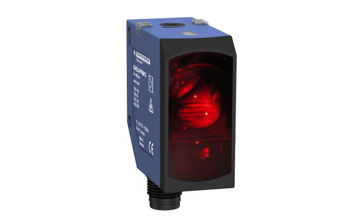 Czujnik fotoelektryczny OsiSense XU kompaktowy z wyjściem PNP 1NO/1NC 24V DC konektor M12 | XUK8LAPPNM12 Telemecanique Sensors