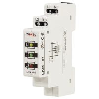 Wskaźnik zasilania 230V/400V LED czerwona/zielona/żółta TN TYP: LKM-01-40 | EXT10000039 Zamel