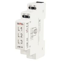 Wskaźnik zasilania 230V/400V LED żółta/zielona/czerwona TN TYP: LKM-05-40 | EXT10000048 Zamel