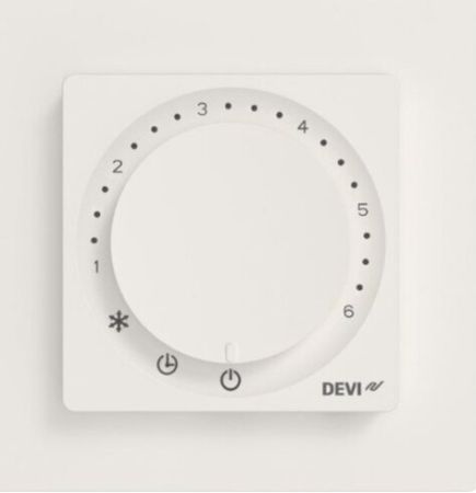 Termostat DEVIreg Basic IP21 16A/3680W/230V Bluetooth z czujnikiem podłogowym, biały | 140F1160 Danfoss