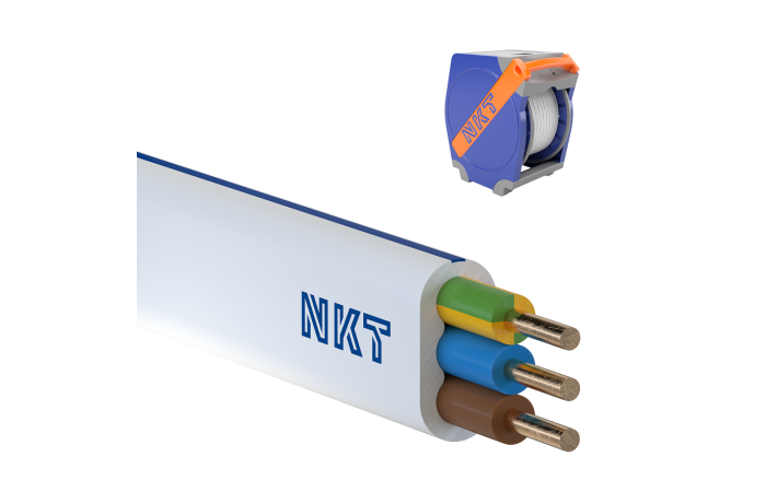 Przewód instalacyjny instal PLUS YDYP żo 3x1,5 450/750V QADDY BĘBEN (650m)