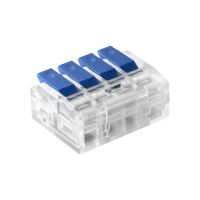 Złączka instalacyjna zaciskowa 4-przewodowa, na dowolny przewód 0,2-4mm2, IEC 450V/32A (blister 4szt | OR-SZ-8017/4/B4 Orno