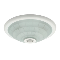 Plafon FOGLER DL-240O czujnik ruchu PIR E27 2 x max 40W biały | 18120 Kanlux