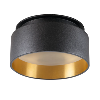 Oczko sufitowe GOVIK DSO-B/G okrągły stop aluminium kolor czarny/złoty 1XGx5,3/GU10 | 29232 Kanlux