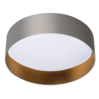 Plafon LED RIFA LED17,5W WW GR/G 3000K 1450lm IP20 szary/złoty | 36467 Kanlux