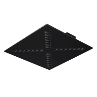 Oprawa OFIS LED podtynkowa OS-H8D-WN-RX-B-P1 3500K 5450lm IP20 czarny | 37199 Kanlux