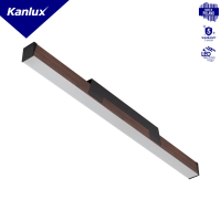 Oprawa VERTILES LED natynkowa VR-MH-NW-MPR-BRW-NT 4000K 4600lm IP20 brązowe drewno | 39611 Kanlux