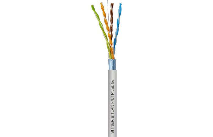 Kabel teleinformatyczny BITLAN F/UTP kat.5e 200MHz szary /305m/ KARTON | TI0007 Bitner