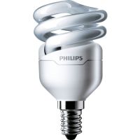 Świetlówka kompaktowa ze zintegrowanym statecznikiem Tornado T2 8W WW E14 220-240V 1PF/6 | 929689134302 Philips