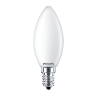 Lampa LED  classic 40W 470lm B35 E14 WW 2700K FR ND RFSRT4 świeczka matowa | 929001345355 Philips