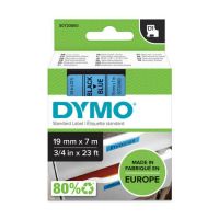 Taśma do drukarek DYMO D1-19mmx7m, niebieska/czarny | S0720860 DYMO