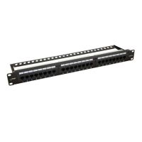 Patch panel RP-U24H5 24 porty / UTP / Cat5e 19”x1Ux120mm | RP-U24H5 Pulsar