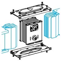 Element łączący CANALIS KT 1250A 3P+N+PE IP55 biały | KTA1250YA4 Schneider Electric