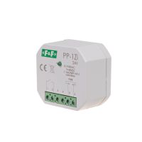Przekaźnik elektromagnetyczny, 1Z 16A, montaż podtynkowy,U=7÷30VAC/9÷40VDC;1Z 16A (160A/20ms) | PP-1Z-LED-24V F&F
