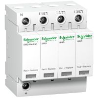 Ogranicznik przepięć iPRD40-T2-3N 3+1-biegunowy Typ2 40 kA, Acti 9 | A9L40600 Schneider Electric