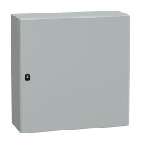 Obudowa wisząca Spacial S3D drzwi gładkie z pł. mont. 800x800x300 (WxSxG) IP66 IK10 RAL7035, Special | NSYS3D8830P Schneider Electric