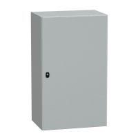 Obudowa wisząca Spacial S3D drzwi gładkie z pł.mont. 1000x600x400 (WxSxG) IP66 IK10 RAL7035, Spacial | NSYS3D10640P Schneider Electric