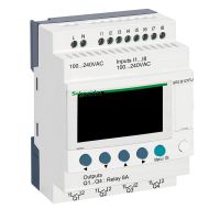 Przekaźnik programowalny 100-240VAC 8we 4wy Zelio Logic | SR2B121FU Schneider Electric