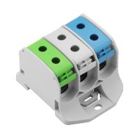 Złączka szynowa przelotowa WPD 330 3X50/3X50 1XGY/1XBL/1XGN | 2502640000 Weidmuller
