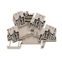 Złączki szynowe z elementami elektronicznymi ZDK 4-2/D forward | 8670520000 Weidmuller