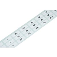 Etykiety z poliestru, bez nadruku, 9x25mm białe (rolka 1500 etykiet) | 210-808 Wago
