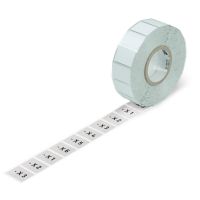 Tabliczka na przycisk 27,5x17,5mm, srebrna | 210-856 Wago