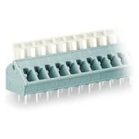 Złączka do płytek drukowanych przycisk 2,5mm2 RM 5/5,08mm23-bieg., szara | 256-403 Wago