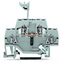 Złączka do zabudowy elementów 2-piętrowa, szara | 280-502/281-608 Wago