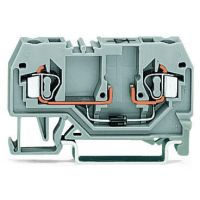 Złączka 2-piętrowa diodowa z diodą 1N4007, szara | 280-915/281-410 Wago