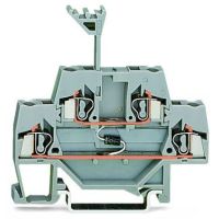Złączka 2-piętrowa 2,5mm2 diodowa, z diodą 1N4007, szara | 280-940/281-411 Wago