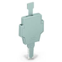 Wtyk bezpiecznikowy z uchwytem, do aparatowych wkładek bezpiecznikowych 5x20mm i 5x25mm, 6mm, szary | 281-511 Wago