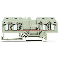 Złączka przelotowa 4-przewodowa 4mm2, jasnoszary | 281-994 Wago