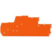 Ścianka końcowa/wewnętrzna, 1mm, pomarańczowa | 870-1149 Wago