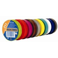 Taśma izolacyjna ELECTRIX 211-P 19mmx20m, żółta | PE-2112008-0019020 Anticor