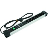 Listwa SFL-Protector z ochroną przepięciową i filtrem przeciwzakłóceniowym, Schuko, SFL PRO 6X | 909250 Dehn