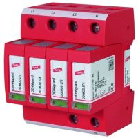 Ogranicznik przepięć C Typ 2 4P 20kA 1,5kV 230V AC DEHNguard M TNS 275 | 952400 Dehn