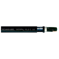Kabel sygnalizacyjny YKSYFTY-NR 10x1,5 0,6/1kV czarny BĘBEN | 0951 002 05 Technokabel