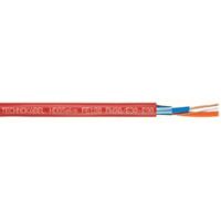 Przewód bezhalogenowy HDGS 2x1,5 FE180/PH120/E90 300/500V czerwony BĘBEN | 1195 006 23 Technokabel