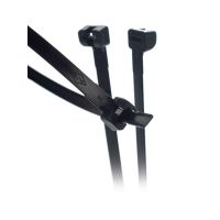 Opaska kablowa z metalowym ząbkiem MET-280IW 280x3,5mm czarna (100szt) | MET-280IW Trytyt