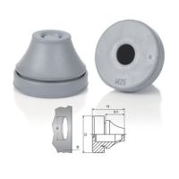 Przepust gumowy IP67 dla otworu 16,5mm TPGE-M16 szary | TPGE-M16 Trytyt